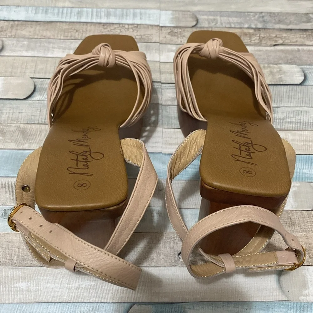 Nataly Mendez Wooden Block Heel Sandals - Picture 7 of 16